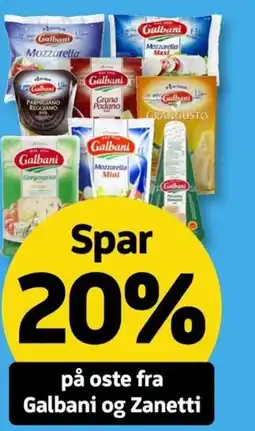 Løvbjerg På oste fra Galbani og Zanetti tilbud