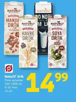Løvbjerg Naturli' drik tilbud