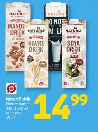 Løvbjerg Naturli' drik tilbud