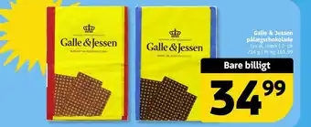 Løvbjerg Galle & Jessen pålægschokolade tilbud
