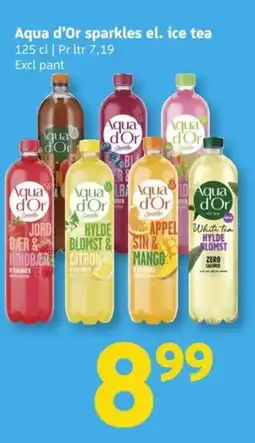 Løvbjerg Aqua d'Or sparkles el. ice tea tilbud