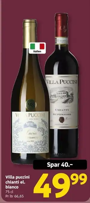 Løvbjerg Villa puccini chianti el. bianco tilbud