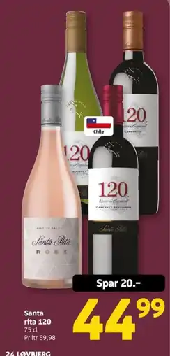 Løvbjerg Santa Rita 120 tilbud