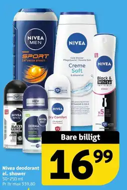 Løvbjerg Nivea deodorant el. shower tilbud