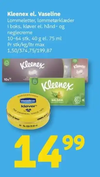 Løvbjerg Kleenex el. Vaseline tilbud