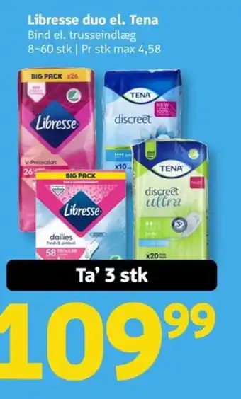 Løvbjerg Libresse duo el. Tena tilbud