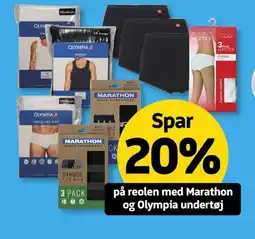 Løvbjerg På reolen med Marathon og Olympia undertøj tilbud