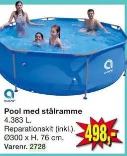 Harald Nyborg Pool med stålramme tilbud
