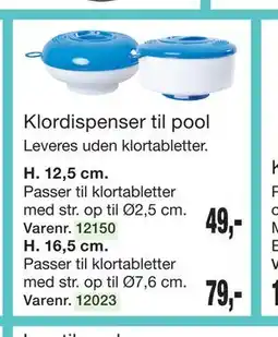 Harald Nyborg Klordispenser til pool tilbud