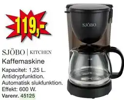 Harald Nyborg SJÖBO | KITCHEN Kaffemaskine tilbud