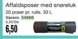 Harald Nyborg Affaldsposer med snøreluk tilbud