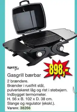 Harald Nyborg Gasgrill bærbar tilbud