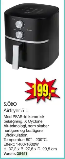 Harald Nyborg Airfryer 5 L tilbud