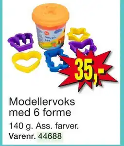 Harald Nyborg Modellervoks med 6 forme tilbud