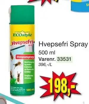 Harald Nyborg Hvepsefri Spray tilbud