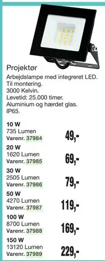 Harald Nyborg Projektør tilbud