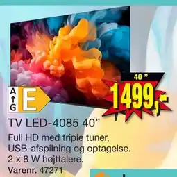 Harald Nyborg TV LED-4085 40” tilbud