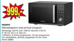 Harald Nyborg Mikrobølgeovn med airfryer-program tilbud
