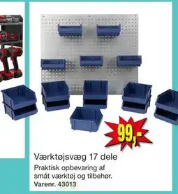 Harald Nyborg Værktøjsvæg 17 dele tilbud