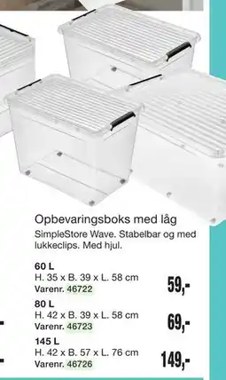 Harald Nyborg Opbevaringsboks med låg tilbud