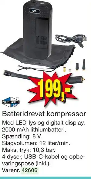 Harald Nyborg Batteridrevet kompressor tilbud