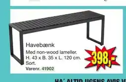 Harald Nyborg Havebænk tilbud