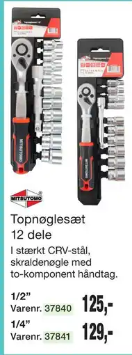 Harald Nyborg Topnøglesæt 12 dele tilbud