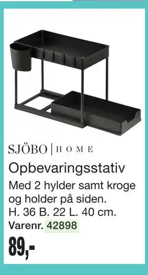 Harald Nyborg SJÖBO | HOME Opbevaringsstativ tilbud