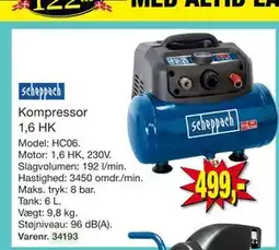 Harald Nyborg Kompressor 1,6 HK tilbud