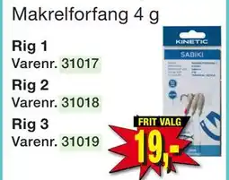 Harald Nyborg KINETIC Makrelforfang 4 g tilbud