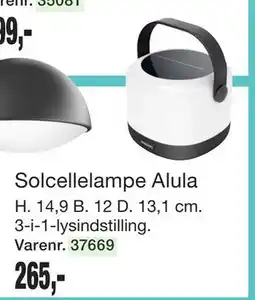 Harald Nyborg PHILIPS Solcellelampe Alula tilbud