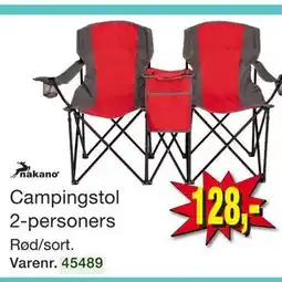 Harald Nyborg Campingstol 2-personers tilbud