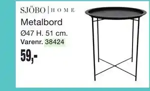 Harald Nyborg SJÖBO | HOME Metalbord tilbud