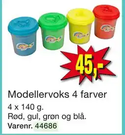 Harald Nyborg Modellervoks 4 farver tilbud