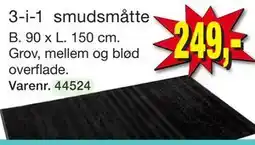 Harald Nyborg Adano 3-i-1 smudsmåtte tilbud