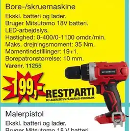 Harald Nyborg Bore-/skruemaskine tilbud