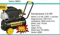 Harald Nyborg Kompressor 2,5 HK tilbud