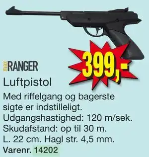Harald Nyborg Luftpistol tilbud