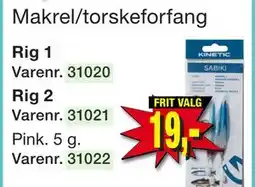 Harald Nyborg KINETIC Makrel/torskeforfang tilbud