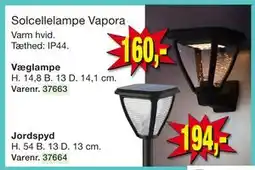 Harald Nyborg Solcellelampe Vapora tilbud