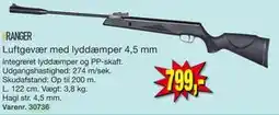 Harald Nyborg Luftgevær med lyddæmper 4,5 mm tilbud