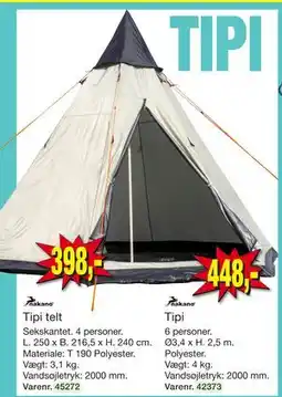 Harald Nyborg Tipi telt tilbud