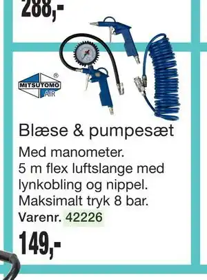 Harald Nyborg Blæse & pumpesæt tilbud