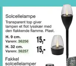 Harald Nyborg Solcellelampe tilbud