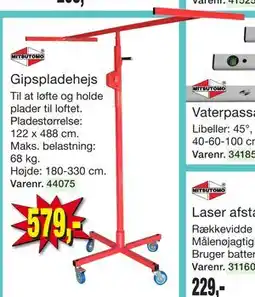 Harald Nyborg Gipspladehejs tilbud