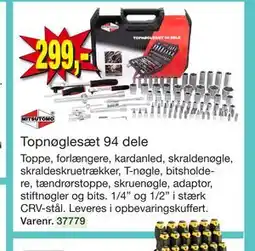 Harald Nyborg Topnøglesæt 94 dele tilbud