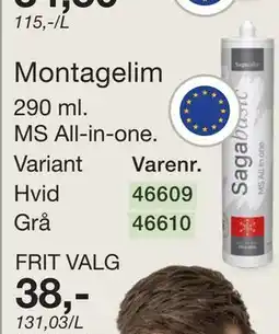 Harald Nyborg Montagelim tilbud