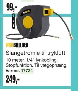 Harald Nyborg Slangetromle til trykluft tilbud