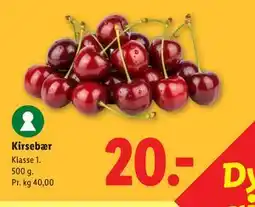 Lidl Kirsebær tilbud