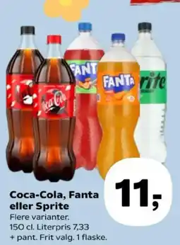 SuperBrugsen Coca-Cola, Fanta eller Sprite tilbud